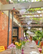Detalhe do Chá de bebê em cafés, bistrô ou pequenos espaços - Allure Floricultura Boutique