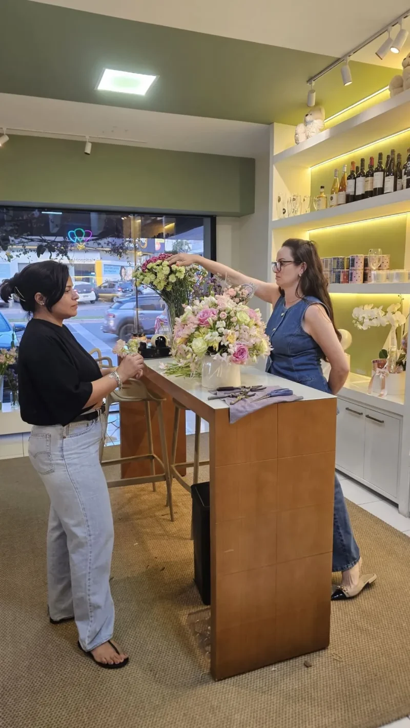 Detalhe do Mentoria com imersão em loja - Allure Floricultura Boutique
