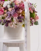 Detalhe do Flower Box Fascínio - Allure Floricultura Boutique