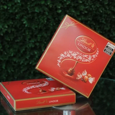 Lindt caixa presente - trufas ao leite 112g