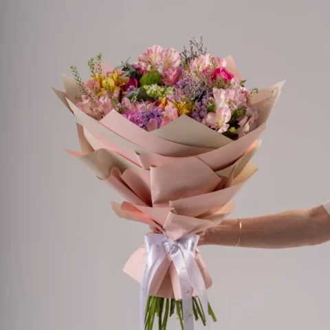 Detalhe do Buquê Encanto - Allure Floricultura Boutique