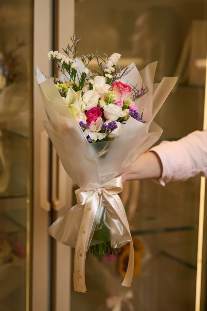 Detalhe do Ramalhete de flores - Allure Floricultura Boutique