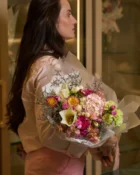 Detalhe do Buquê Aurora - Allure Floricultura Boutique