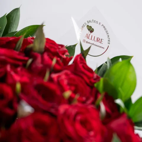Vista alternativa do Buquê Supreme com 200 rosas vermelhas - Allure Boutique Goiânia