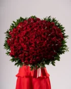 Detalhe do Buquê Supreme com 200 rosas vermelhas - Allure Floricultura Boutique