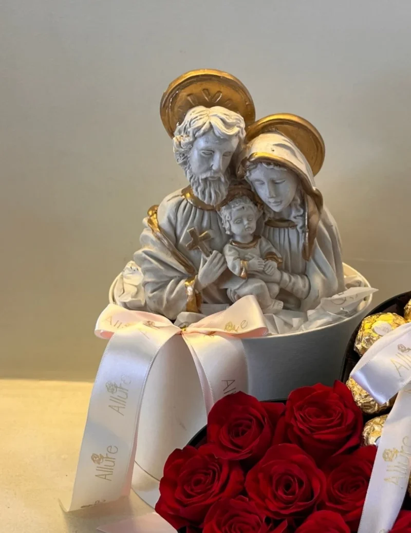 Box Esperança - Caixa pequena com arte sacra média de 20 cm